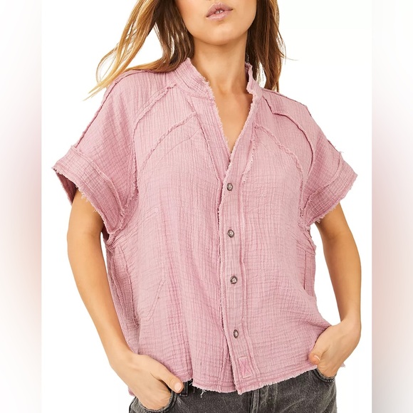 We The Free Tops - Free People We The Free Dreamy Days Lilac Wine